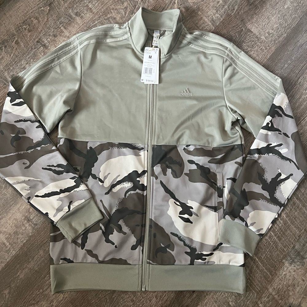 Adidas Tricot Track Jacket-Size Medium